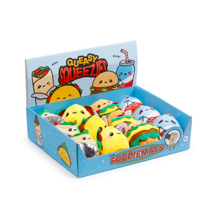 Queasy Squeezies Foodiemals Plush Squeezy Toy