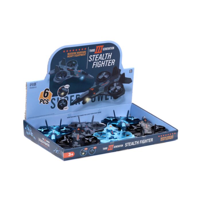 Stealth Fighter Friction Push/Pull Action Toy