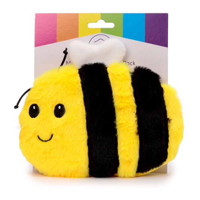 Bumble Bee Microwavable Plush Lavender Heat Pack