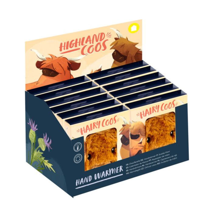 Highland Coo Cow Plush Hand Warmer