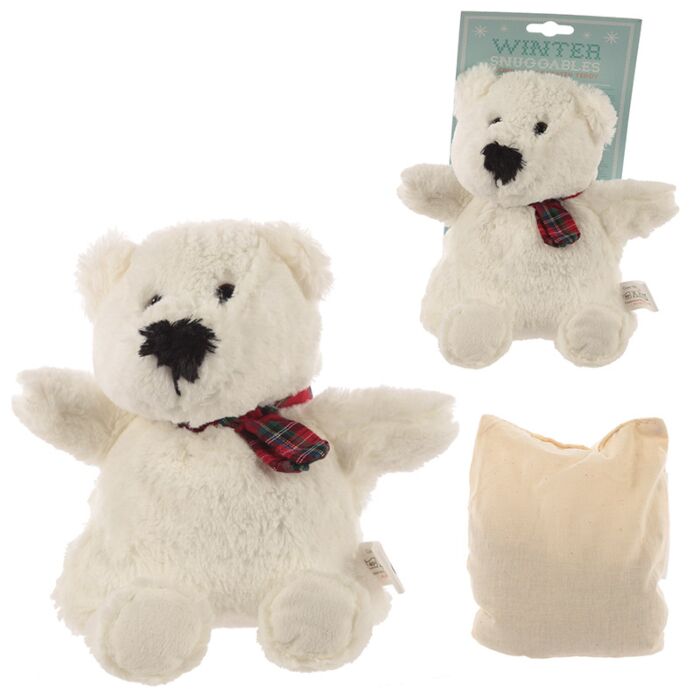 Polar Bear Microwavable Plush Lavender Heat Pack