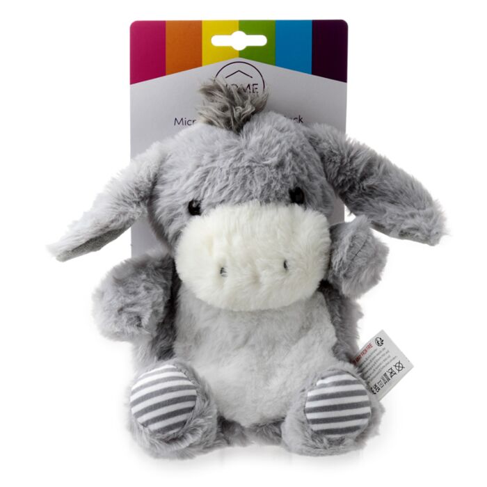 Donkey Microwavable Plush Lavender Heat Pack