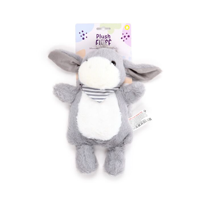 Donkey Microwavable Plush Lavender Heat Pack