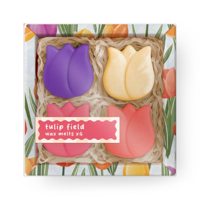 Mother's Day Mum Set of 4 Tulip Shaped Wax Melts