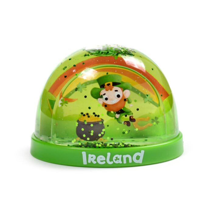 Luck of the Irish Ireland Medium Glitter Snow Storm