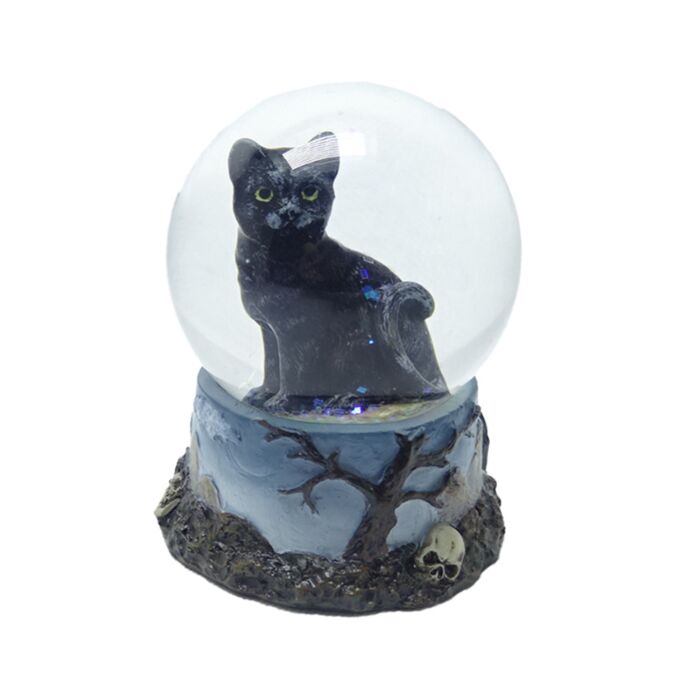 Black Cat Snow Globe