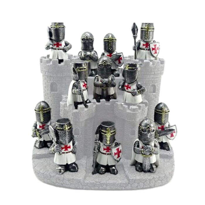 Cute Knight Castle World Figures