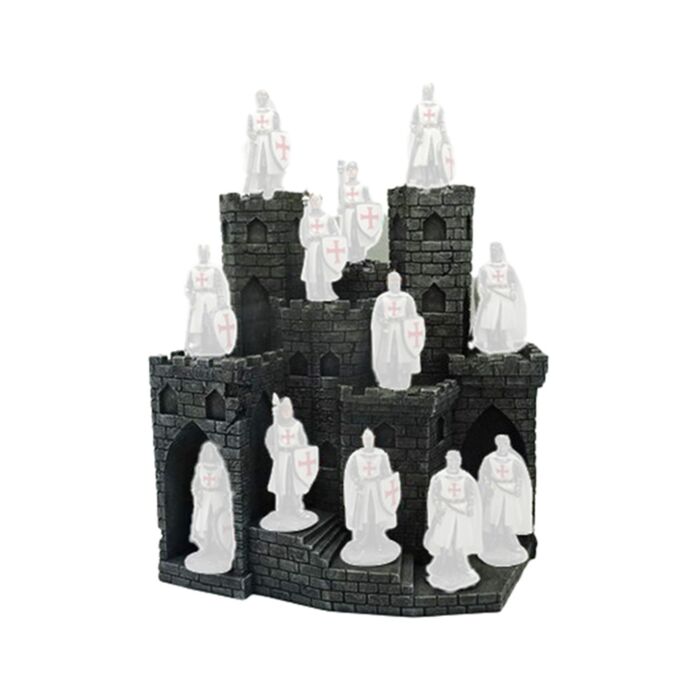 Medieval Knight Castle World Figures Display Stand