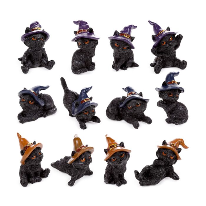 Witches Magical Black Cat World Figures