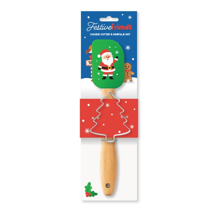 Festive Friends Christmas Spatula & Cookie Cutter Set
