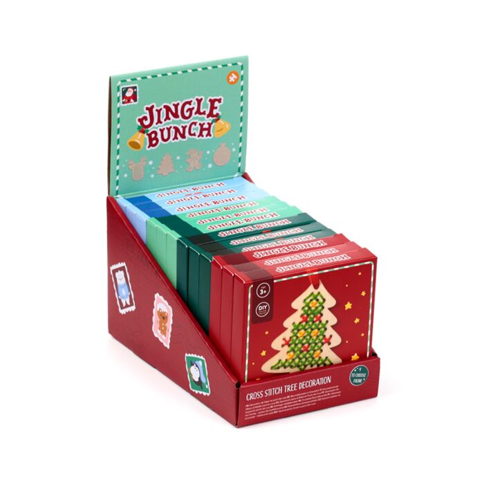 Jingle Bunch Christmas Cross Stitch DIY Decoration