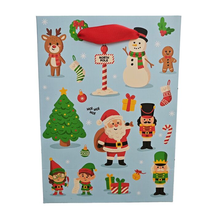 Christmas Festive Friends Gift Bag Medium