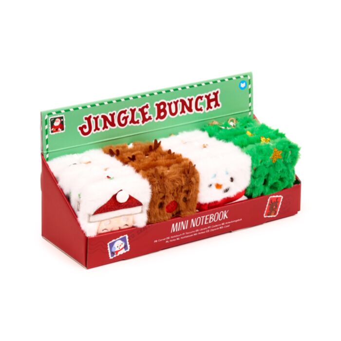 Christmas Jingle Bunch Plush A7 Mini Notepad