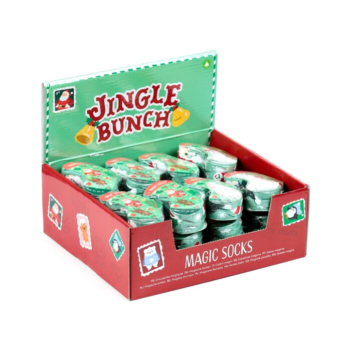 Jingle Bunch Christmas Compressed Magic Socks