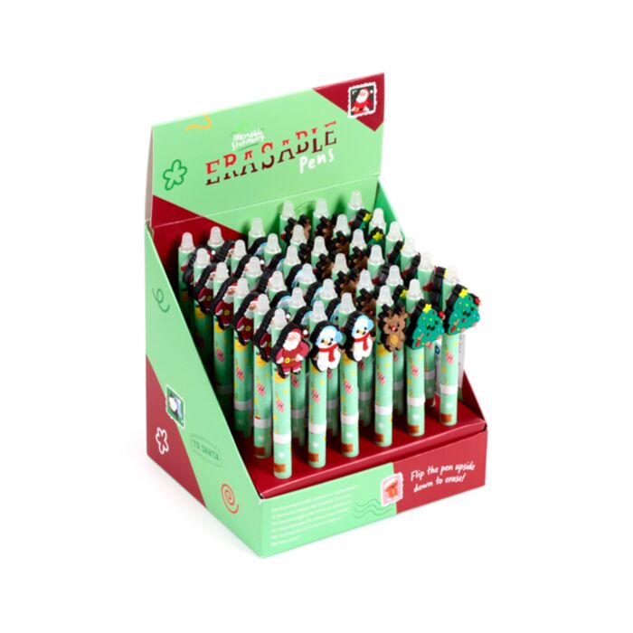 Jingle Bunch Christmas Erasable Pen with Topper
