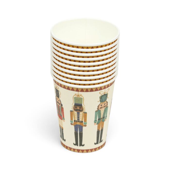 Christmas The Nutcracker Set of 10 Paper Party Cups (9oz)