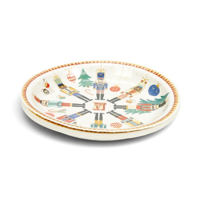 Christmas The Nutcracker Set of 10 Paper Party Plates