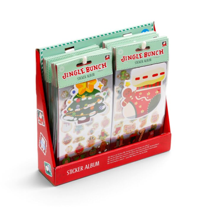 Christmas Jingle Bunch Shaped Sticker Album & Stickers