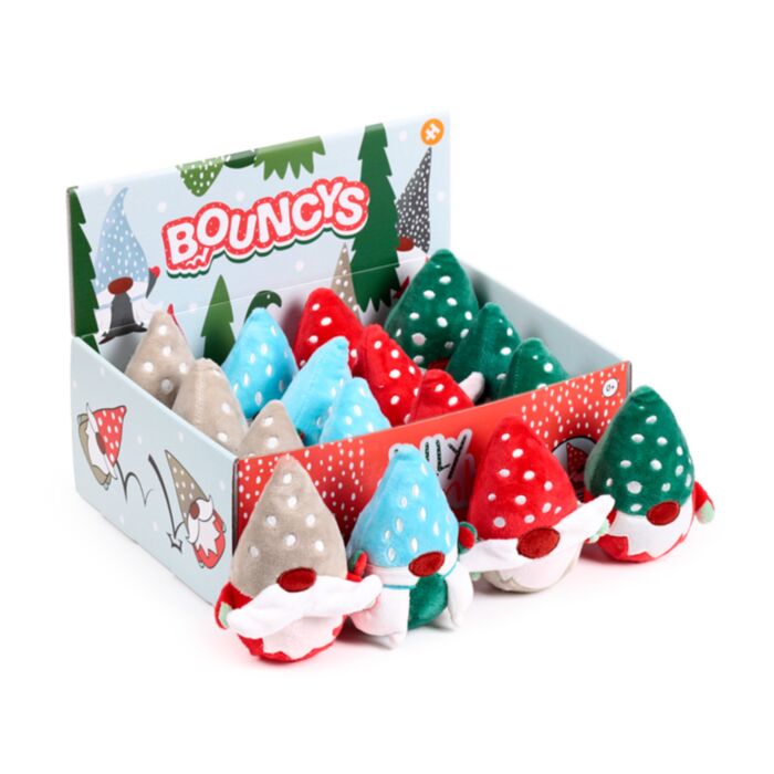 Christmas Jolly Gonk High Bounce Plush Bouncy Ball