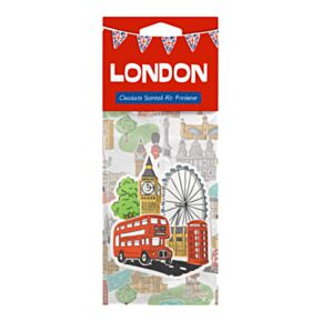 Chocolate London Souvenir London Landmarks Air Freshener