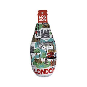 London Souvenir Neoprene Bottle Cooler Sleeve London Souvenir Neoprene Bottle Cooler Sleeve