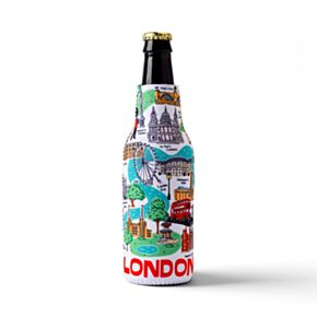 London Souvenir Neoprene Bottle Cooler Sleeve