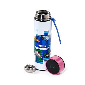 Minecraft Axolotl Hot & Cold Digital Thermometer Bottle