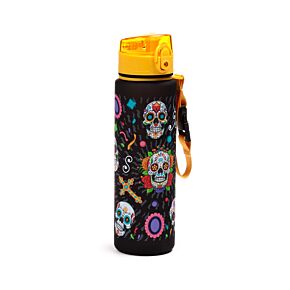 Day of the Dead Pop Top 600ml Shatterproof Bottle Day of the Dead Pop Top 600ml Shatterproof Bottle