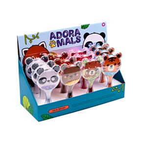 Adoramals Wild Head Shaped Glitter Hair Brush