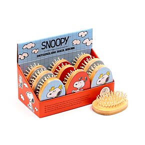 Peanuts Snoopy & Woodstock Shaped Bamboo Hair Brush