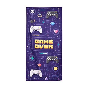 Game Over Microfibre Beach Towel Game Over Microfibre Beach Towel