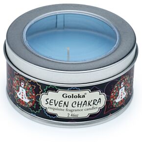 Goloka Seven Chakra Wax Candle Tin