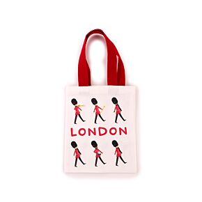 London Souvenir Guardsman Reusable Small Tote Bag