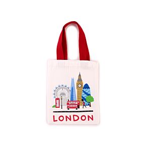 London Souvenir Reusable Small Tote Bag