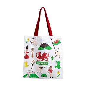 Welsh Dragon Wales (Cymru) Reusable Tote Bag