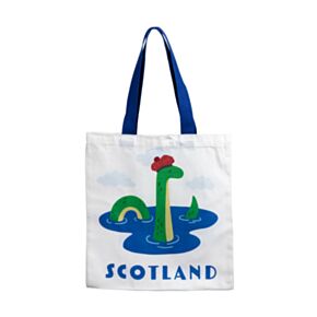 Scotland Souvenir Nessie Reusable Tote Bag