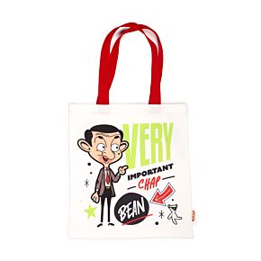 Mr Bean & Teddy Reusable Tote Bag