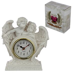 Peace of Heaven Endless Love Cherub Mantle Clock