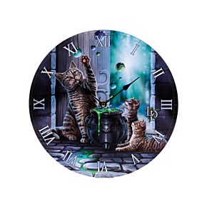 Lisa Parker Hubble Bubble Cat and Kitten Picture Clock