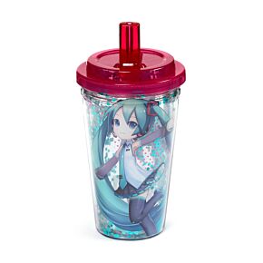 Shatterproof Hatsune Miku Double Walled Cup & Straw Shatterproof Hatsune Miku Double Walled Cup & Straw