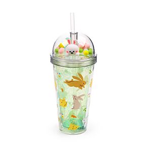Springtime Double Walled Cup & Straw with Charms Springtime Double Walled Cup & Straw with Charms