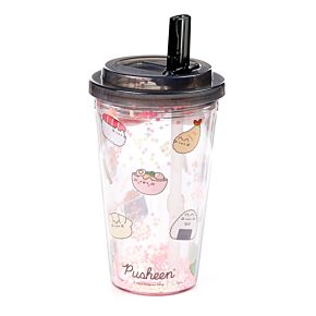 Shatterproof Pusheen the Cat Sushi Club Double Walled Cup & Straw