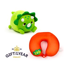 Swapseazzz Adorasaurs Dinosaur 2-in-1 Plush Travel Pillow & Toy