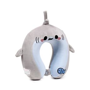 Relaxeazzz Archie the Shark Adoramals Plush Memory Foam Travel Pillow