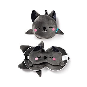 Relaxeazzz Dexter the Bat Adoramals Travel Pillow & Eye Mask Relaxeazzz Dexter the Bat Adoramals Travel Pillow & Eye Mask