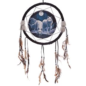 Lisa Parker Warriors of Winter Wolf Dreamcatcher 33cm