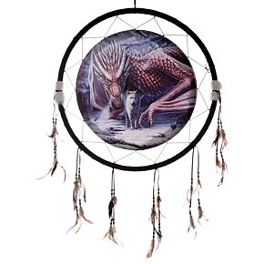 Lisa Parker Alliance Dragon & Wolf Dreamcatcher 60cm