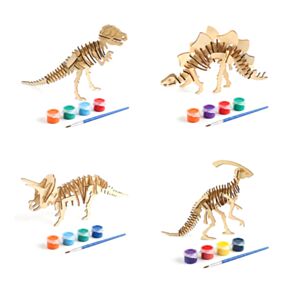Dinosaur Skeleton Paint Your Own DIY Puzzle Decoration