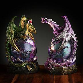 Dark Legends LED Geode Plinth Dragon Egg Dark Legends LED Geode Plinth Dragon Egg