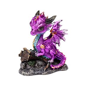 Elements Cute Baby Amethyst Woodland Dragon Elements Cute Baby Amethyst Woodland Dragon